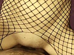 cute couple in stockings and lingerie tries amateur porn.