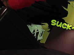 made a new friend at the club, interracial blowjob and cum in mouth with big black cock