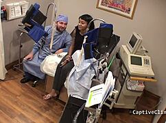 Eliza Sheilds As The New Guinea Pig In Close-Up Scenes