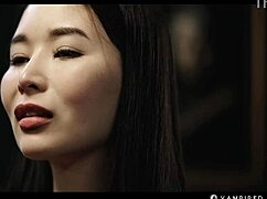 Nancy Ace Strips For Rikako Katayama In Vampire Lesbian Scissoring