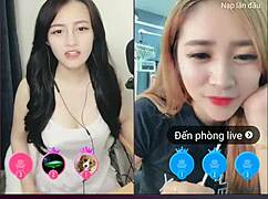 Two Cute Korean Girls Livestream