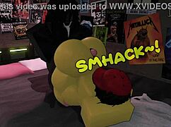 made a new friend at the club, interracial blowjob and cum in mouth with big black cock