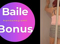 fat latina milf with tattoo rides cock after sexy dance, video completo en premium