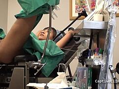 Eliza Sheilds As The New Guinea Pig In Close-Up Scenes