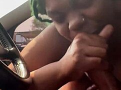 Big Daddy Chevy Impala Performs Deepthroat Rides With Monster Cock, Ending In Cum In Mouth For BBW Chubby Black.