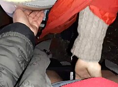 Autumn romantic sex in a hut with lesbian illusion girls.