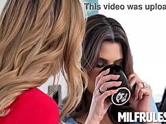 Oh wow, Krystal and Millie's sex scenes in stepson's forbidden fantasy!