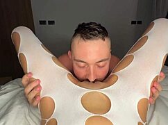 Blonde girlfriend says, 'Fuck me hard like a mature amateur with natural tits.'