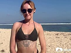 gagging my blonde beauty with face fucking