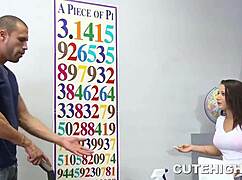 large boobs charity bangs giving blowjob and getting drilled