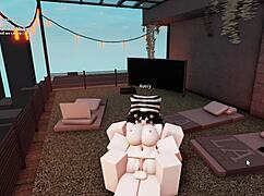Together time with big tits whore in roblox sex roleplay