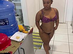 little ana explores mini pussy and ass for first time in public pov