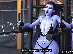 Widowmaker cogida salvajemente sub espa�ol