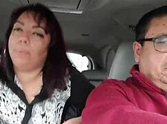 feeling the thrill of being fucked by a stranger in the car backseat while my love drives