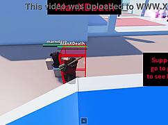 In this fighting game on Roblox, things get a bit suspicious.