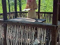 we fed mosquitoes, laughed, and fucked outdoors in nature?