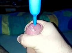 Detailed Handjob With Plugin Leading To Intense Cumshot On Her Hands
