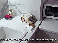 Young Landlady In Stockings Craves Sex, Gets Fucked Hard