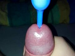 Detailed Handjob With Plugin Leading To Intense Cumshot On Her Hands