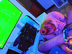 stepsister stop playing ps5 and fuck me non-stop - family relationship