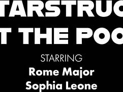 rome major fucks sophia leone, the brunette hottie, in her tight bikini