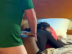 i'm an amateur ebony sucking and fucking this white guy in the hood, feeling so intense and raw