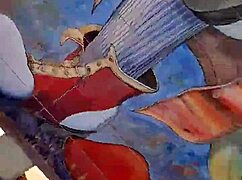 Latina masturbating in public shop spot 😏