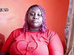 Chubby Lisa and Mama P in amateur interview fingering