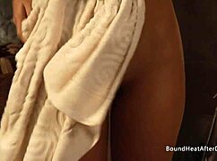 Submissive lesbian slaves undressing in front of dominant mistress