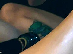 this bitch dominates with her pussy and feet, making you gag and lick