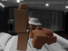 roblox girlfriend giving me the time of my life in bedroom with big cock