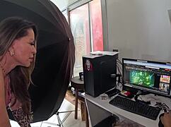 Cleo Cadillac Na Sua Primeira Vez Na Mansão Do Ted