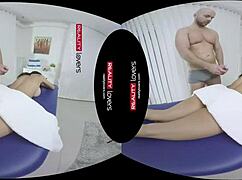 milf gets screwed hard after a massage in vr!