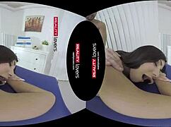 milf gets screwed hard after a massage in vr!