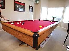 Best Pool Game Lesbians Kris Riot & Harmonie Marquis Had A Lot Of Fun. They Licked Each Other's Big Pussies And Clits.