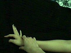 A beautiful latina girl gives a sensual blowjob with a quick handjob in this intimate scene