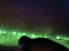 Wife playfully explores her new toy