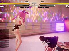 Lesbian battle 8, bdsm fingering and pussy licking fun