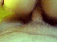 gf gets down in front of the desk, ready for action.