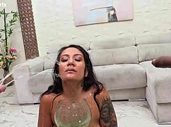 alex lewis takes four monstrous cocks in her ass.