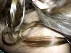 Sexy Blonde in Doggy Style Position