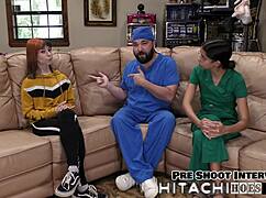 ditria rose shares her mandatory hitachi orgasm experience backstage.