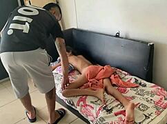 I love being alone at home with my stepbrother, full story of our secret fun.