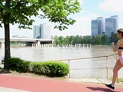 athletic rebecca volpetti hooks up with stranger