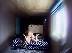 The hidden cam catches the wife saying, I'm fucking with my friend.