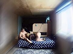 The hidden cam catches the wife saying, I'm fucking with my friend.