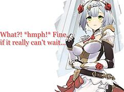 Noelle's New Servant Worships Feet!