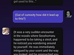 Exploring a gentle roleplay story with Sesshomaru in part one