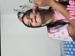 horny stepmother seduces stepson and swallows his cum in real homemade scene 😈💦