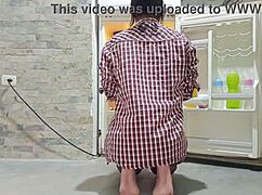 My Neighbor Cleans Without Thong! Fuck Her Now!